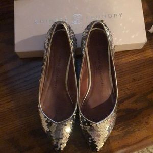 Chinese Laundry Sequin Flats